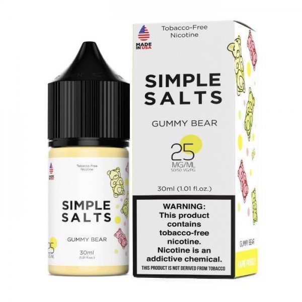 Gummy Bear Tobacco Free Nicotine Salt Juice by Simple Salts