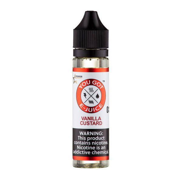 Vanilla Custard Synthetic Nicotine Vape Juice by You Got E-Juice