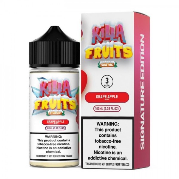 Grape Apple Ice Tobacco Free Nicotine Vape Juice by Killa Fruits Signature Edition