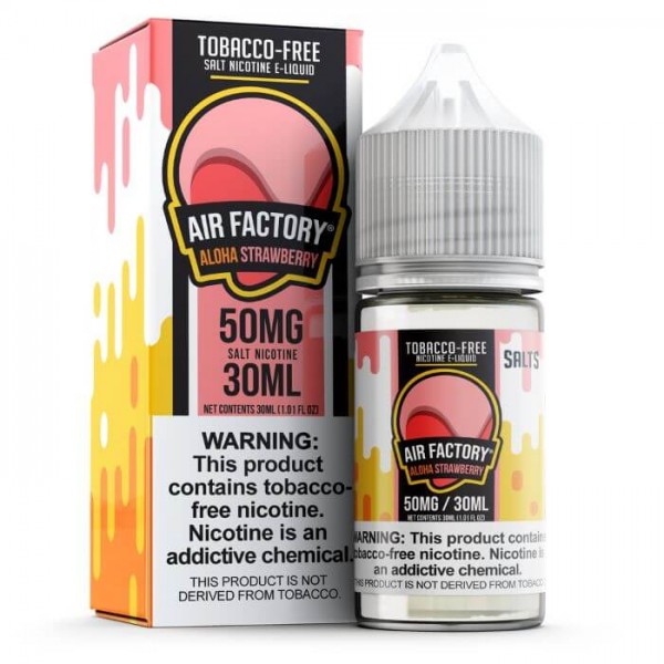 Aloha Strawberry Tobacco Free Nicotine Salt by Air Factory