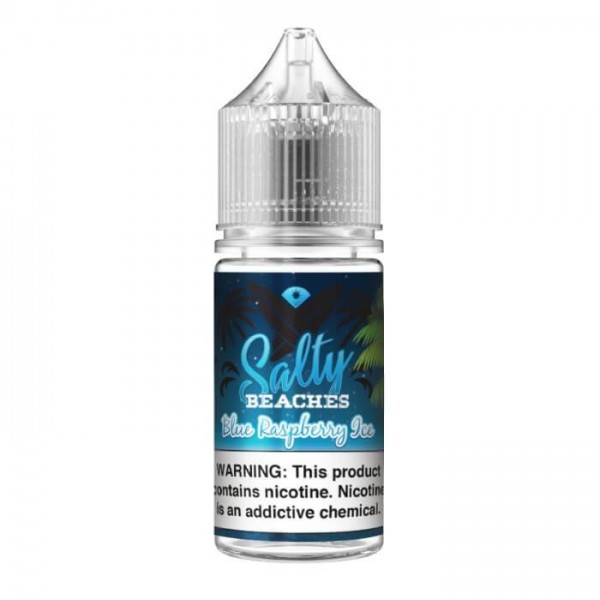 Blue Raspberry Ice by Salty Beaches Nicotine Salt E-Liquid