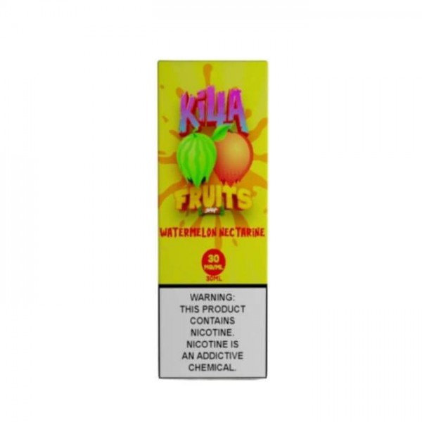 Watermelon Nectarine Salt Nic by Killa Fruits Nicotine Salt E-Liquid