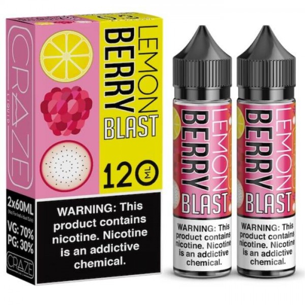 Lemon Berry Blast (120ml) by Craze Liquid eJuice