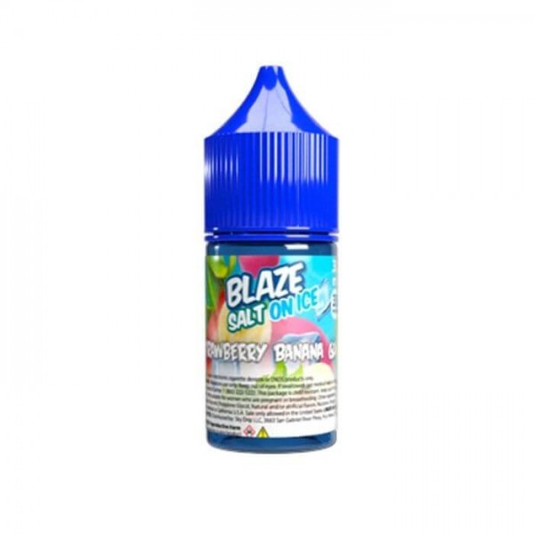 Strawberry Banana Chew Nicotine Salt by Blaze On Ice E-Liquid