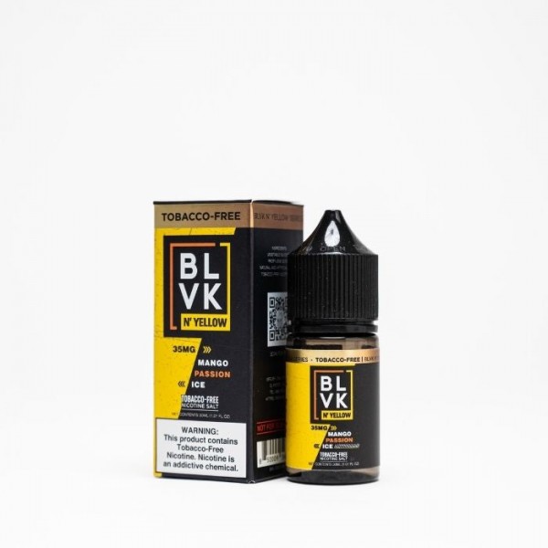 Mango Passion Ice Tobacco Free Nicotine Salt Juice by BLVK N' Yellow