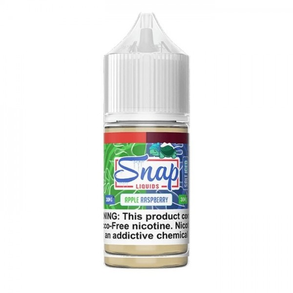 Apple Raspberry Iced Tobacco Free Nicotine Salt Juice by Snap Liquids
