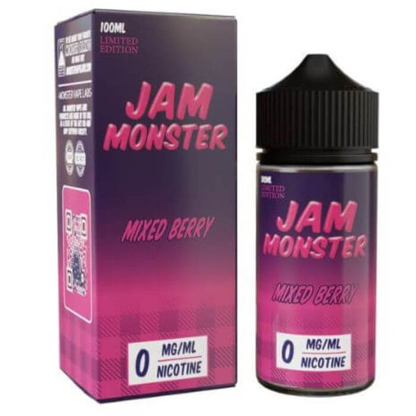 Mixed Berry Tobacco Free Nicotine Vape Juice by Jam Monster