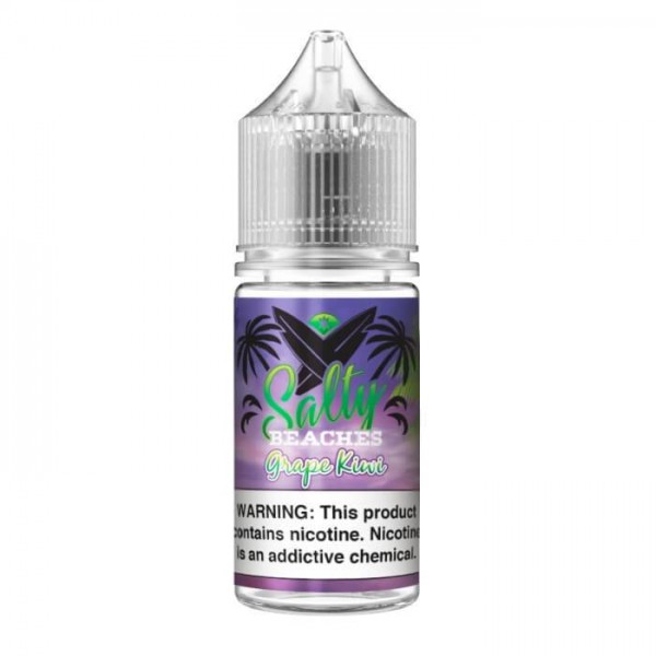 Grape Kiwi by Salty Beaches Nicotine Salt E-Liquid