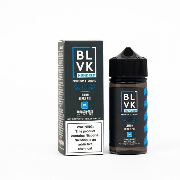 BLVK Hundred Lemon Berry Pie Tobacco Free Nicotine E-liquid