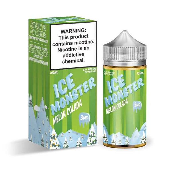 Melon Colada Tobacco Free Nicotine Vape Juice by Ice Monster