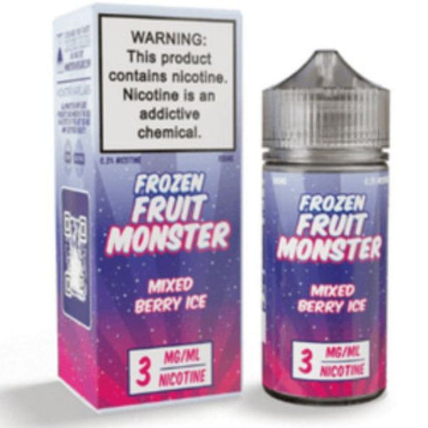 Mixed Berry Ice Tobacco Free Nicotine Vape Juice by Frozen Fruit Monster