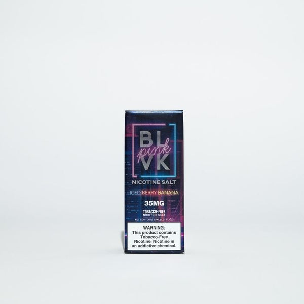 Iced Berry Banana Tobacco Free Nicotine Salt Juice by BLVK Pink
