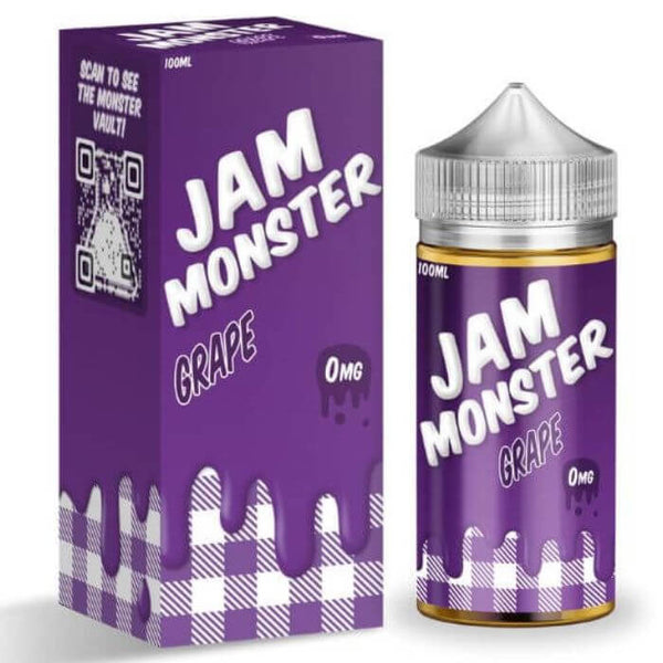 Grape Tobacco Free Nicotine Vape Juice by Jam Monster