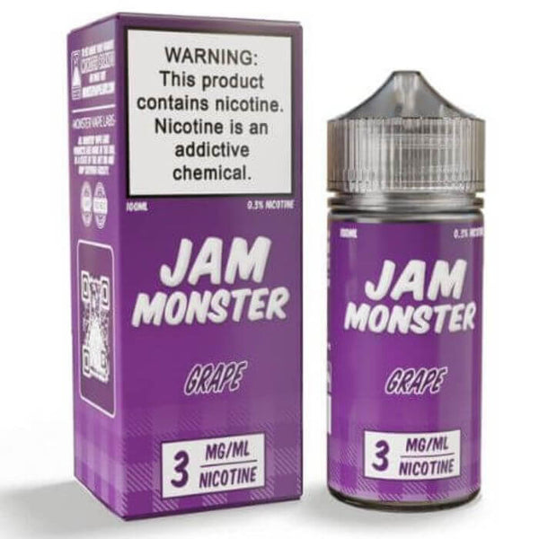 Grape Tobacco Free Nicotine Vape Juice by Jam Monster