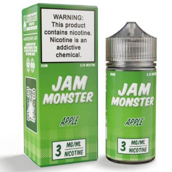 Apple Tobacco Free Nicotine Vape Juice by Jam Monster