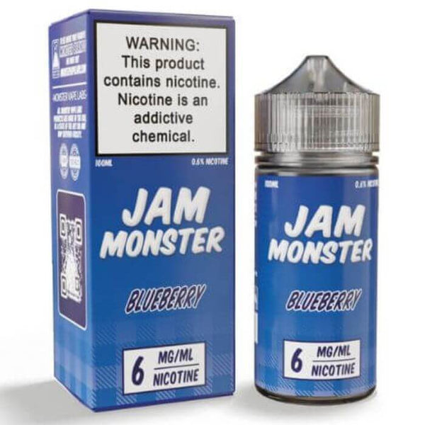 Blueberry Tobacco Free Nicotine Vape Juice by Jam Monster