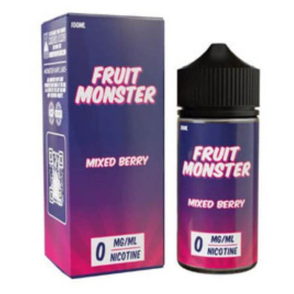 Mixed Berry Tobacco Free Nicotine Vape Juice by Fruit Monster