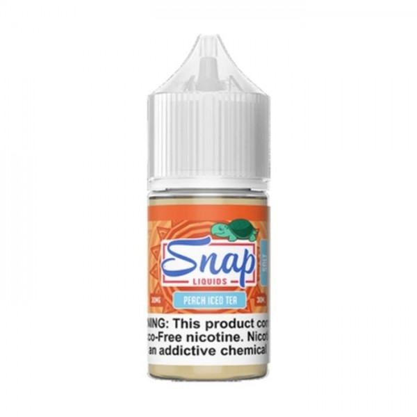 Peach Iced Tea Tobacco Free Nicotine Salt Juice by Snap Liquids