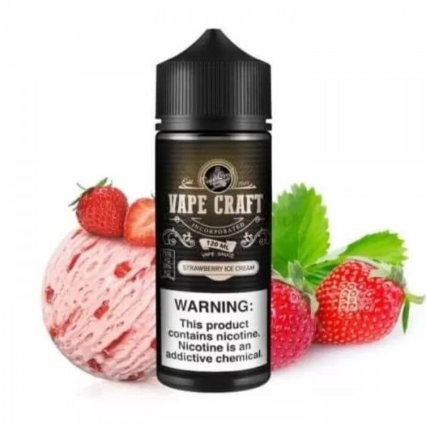 Strawberry Ice Cream Vape Juice by Vape Craft