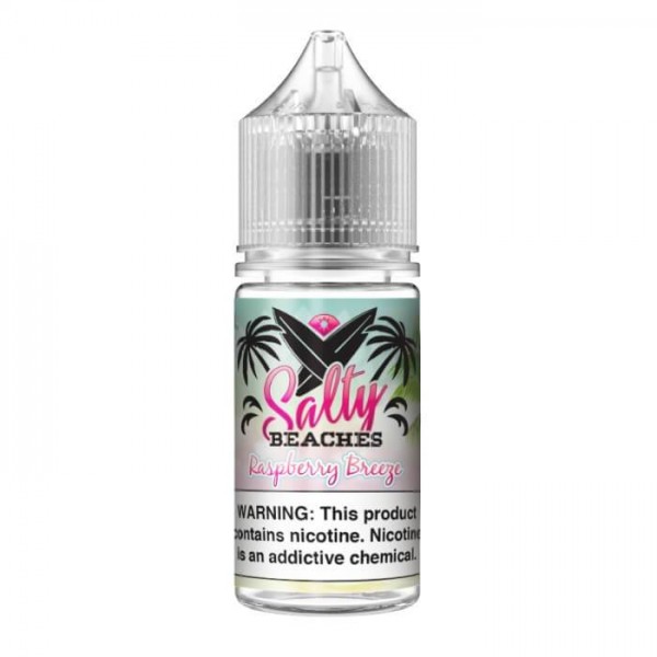 Raspberry Breeze by Salty Beaches Nicotine Salt E-Liquid