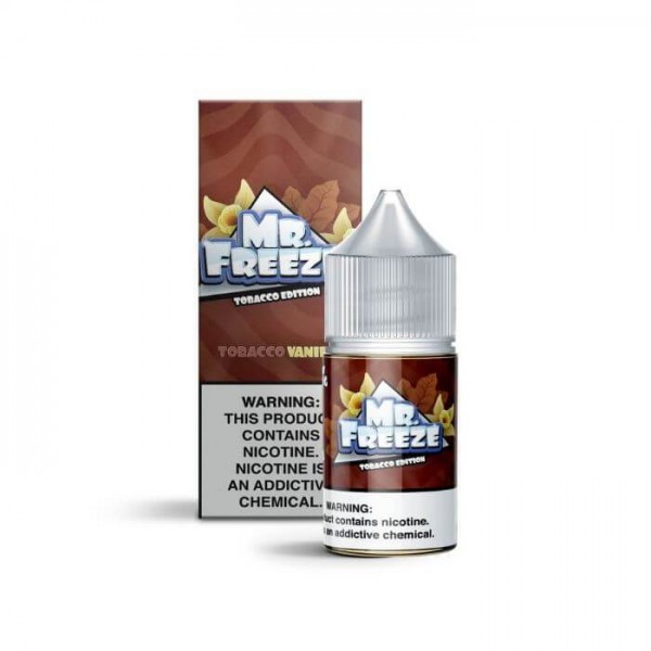 Tobacco Vanilla by Nicotine Salt by Mr Freeze Tobacco E-Liquid