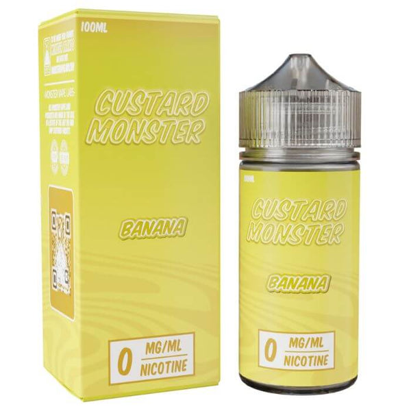 Banana Tobacco Free Nicotine Vape Juice by Custard Monster