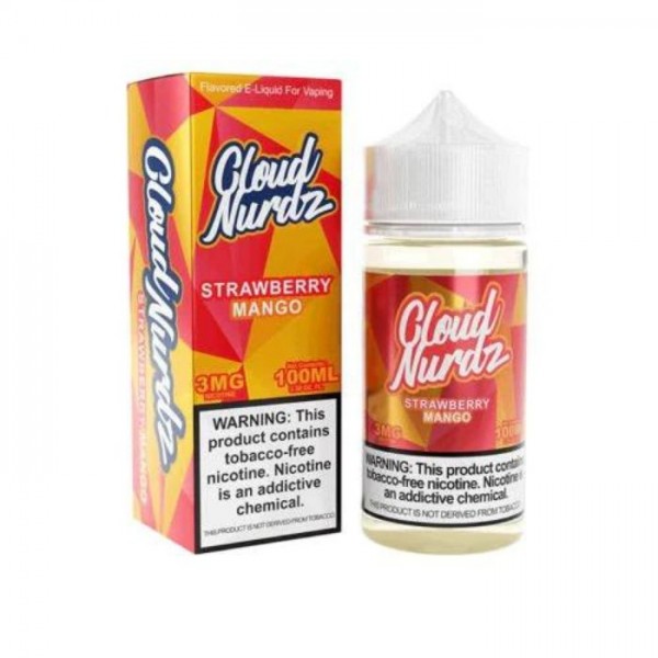 Strawberry Mango Tobacco Free Nicotine Vape Juice by Cloud Nurdz