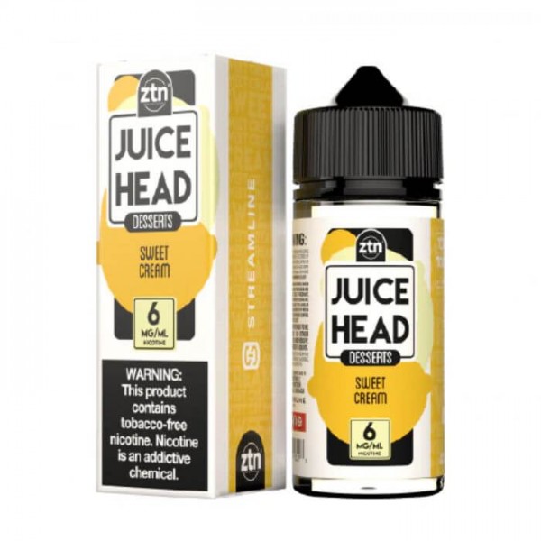 Sweet Cream Tobacco Free Nicotine E-liquid by Juice Head