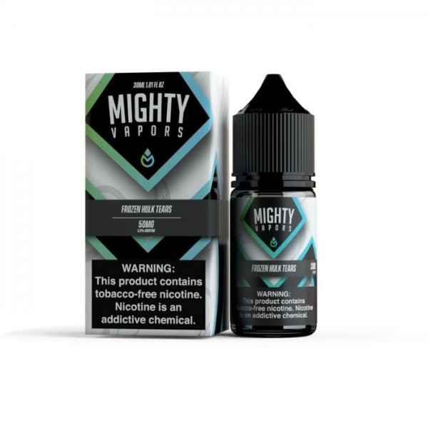 Frozen Hulk Tears Synthetic Nicotine Salt Juice by Mighty Vapors