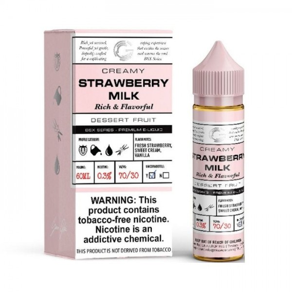 Strawberry Milk E-Liquid by Glas Basix Series