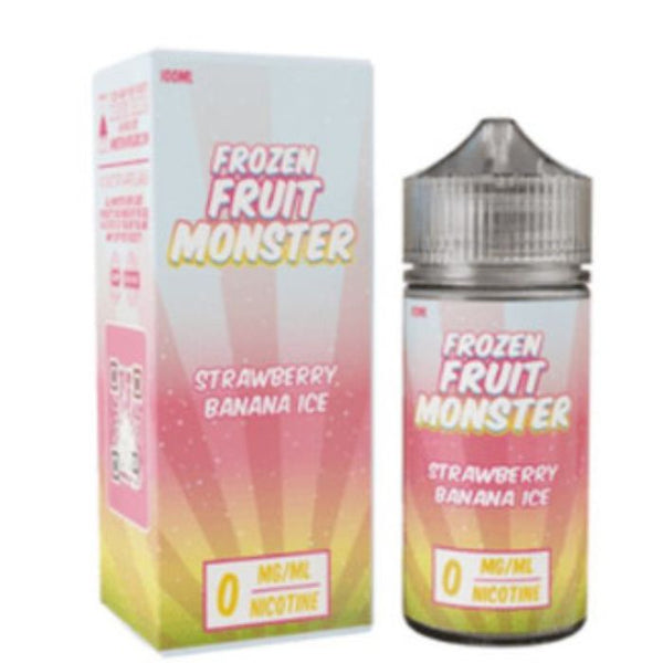 Strawberry Banana Ice Tobacco Free Nicotine Vape Juice by Frozen Fruit Monster