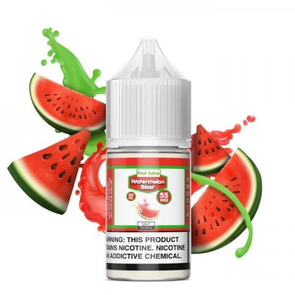 Watermelon Blast by Pod Juice Nicotine Salt E-Liquid