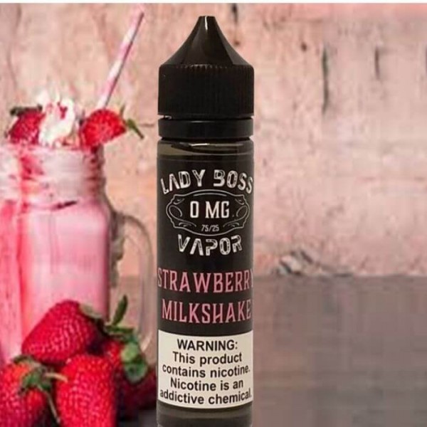 Strawberry Milkshake by Lady Boss Vapor E-Liquid