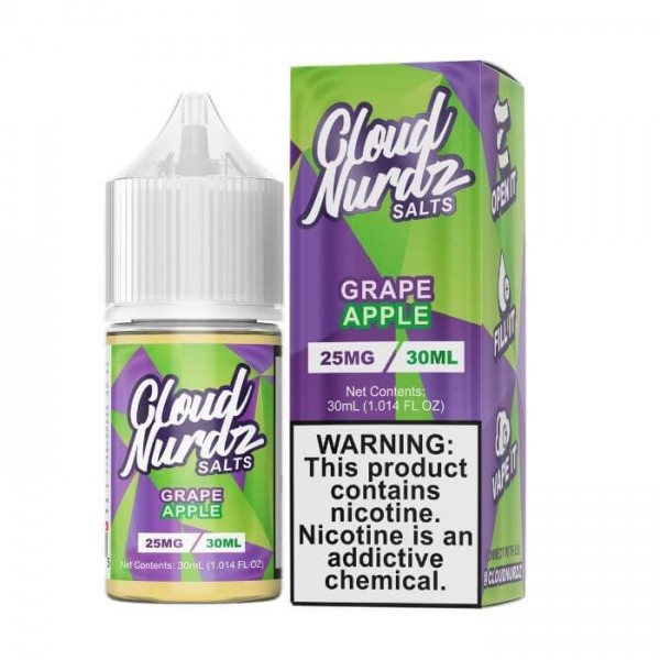 Grape Apple by Cloud Nurdz Nicotine Salt eJuice