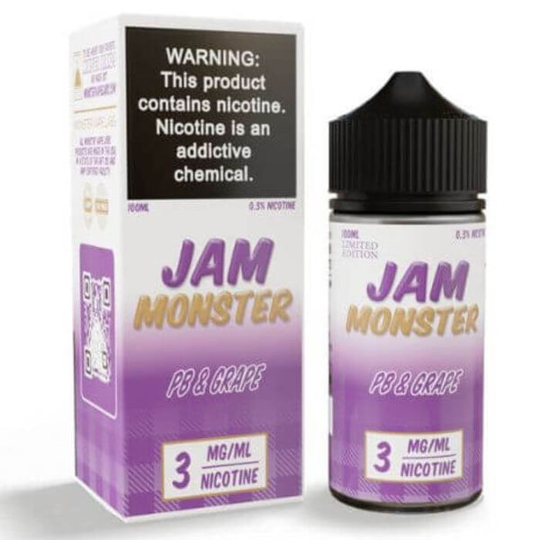 PB & Jam Monster Grape Tobacco Free Nicotine Vape Juice by Jam Monster