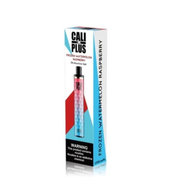 Frozen Watermelon Raspberry Disposable Vape by Cali Plus - 1500 Puffs