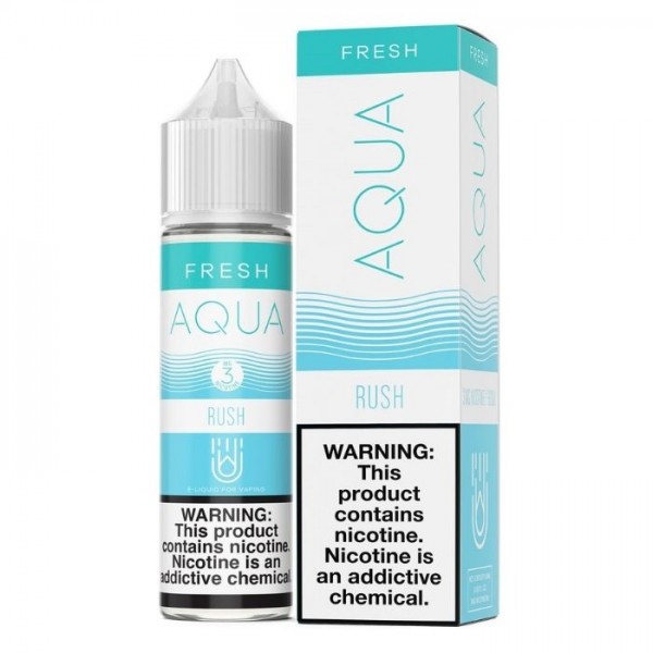 Rush Tobacco Free Nicotine Vape Juice by Aqua