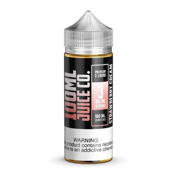 Strawberry Cream by 100ML Juice Co eJuice