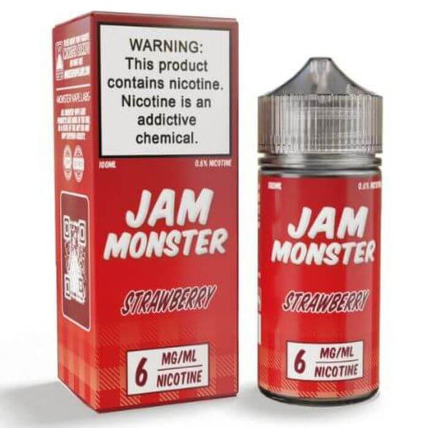 Strawberry Tobacco Free Nicotine Vape Juice by Jam Monster