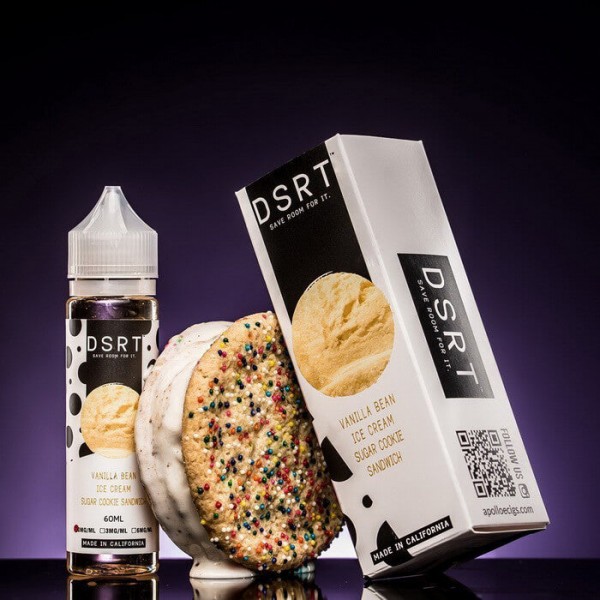 Vanilla Bean Ice Cream Sugar Cookie Sandwich by DSRT eJuice