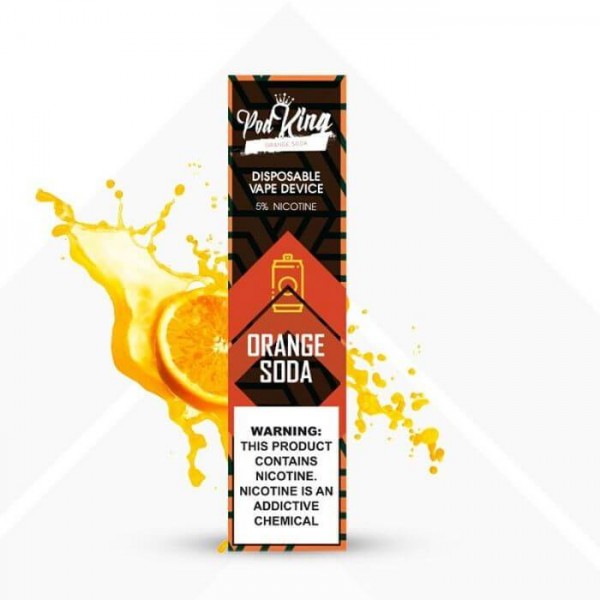 Pod King Orange Soda Disposable Vape - 500 Puffs