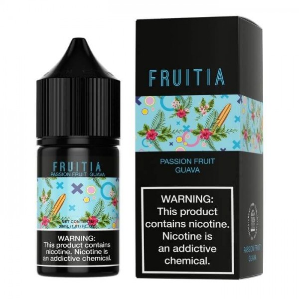 Passion Fruit Guava by Fruitia Nicotine Salt E-Liquids