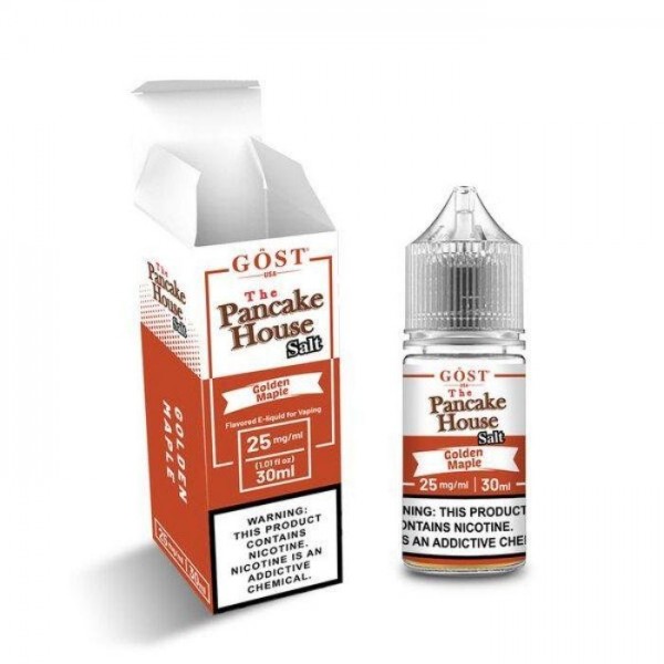 Golden Maple Nicotine Salt Juice by The Pancake House