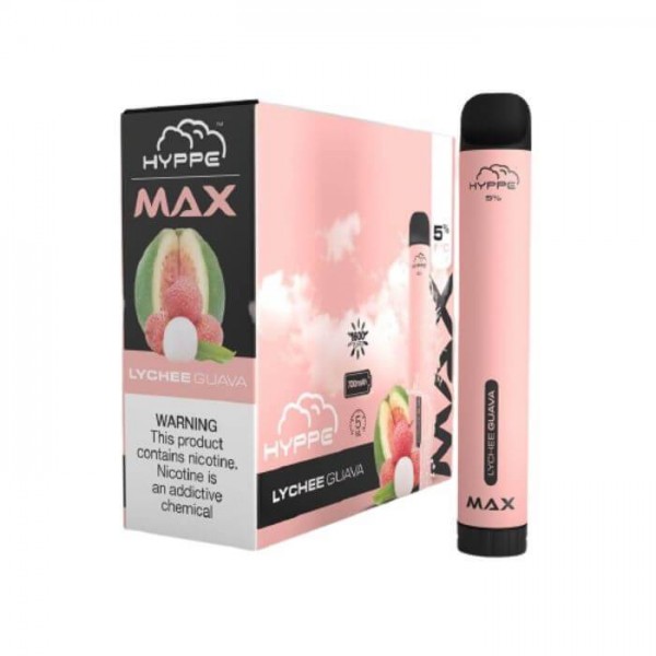 Lychee Guava Disposable Vape by Hyppe Max - 1500 Puffs