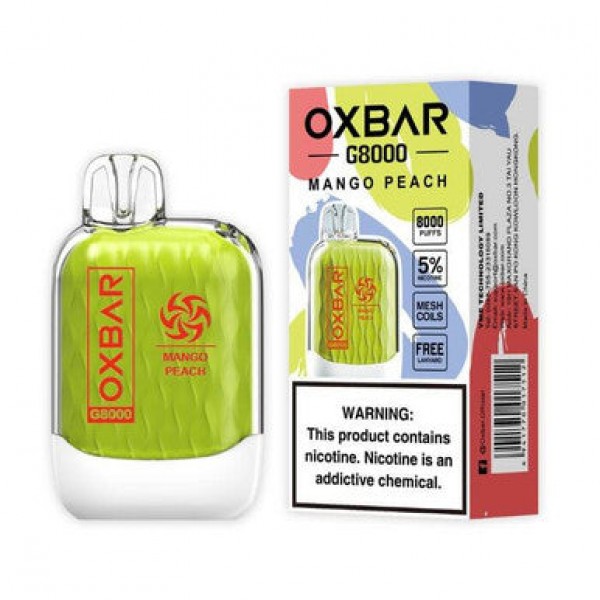 OXBar G8000 Disposable Vape - 8000 Puffs