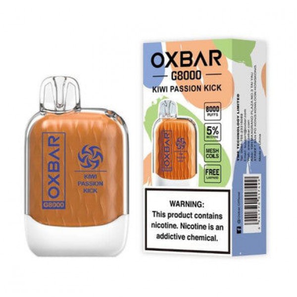 OXBar G8000 Disposable Vape - 8000 Puffs