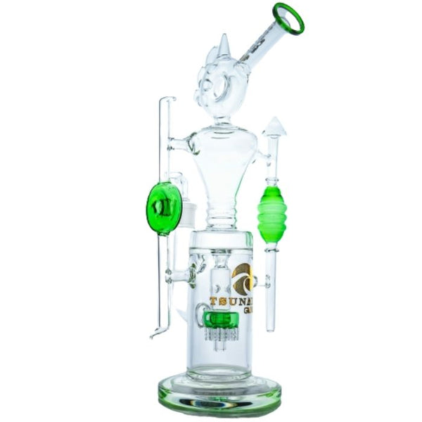 Showerhead Donut Recycler Water Pipe by Tsunami Premium