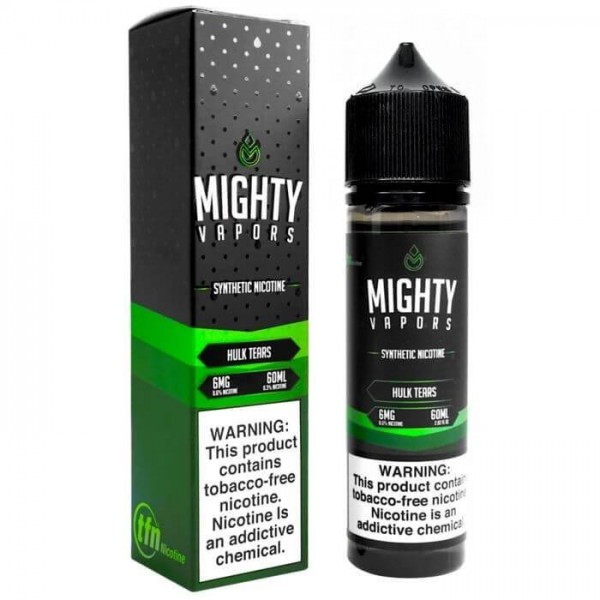 Hulk Tears Synthetic Nicotine Vape Juice by Mighty Vapors